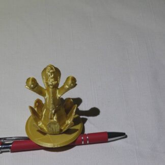 Figuuri 8., väri: kultainen, korkeus: 80mm