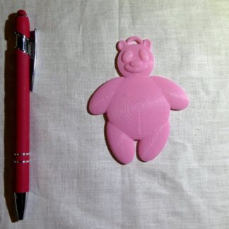 Koriste 11., väri: vaaleanpunainen, leveys: 9cm, korkeus n.12cm, paksuus: 6mm