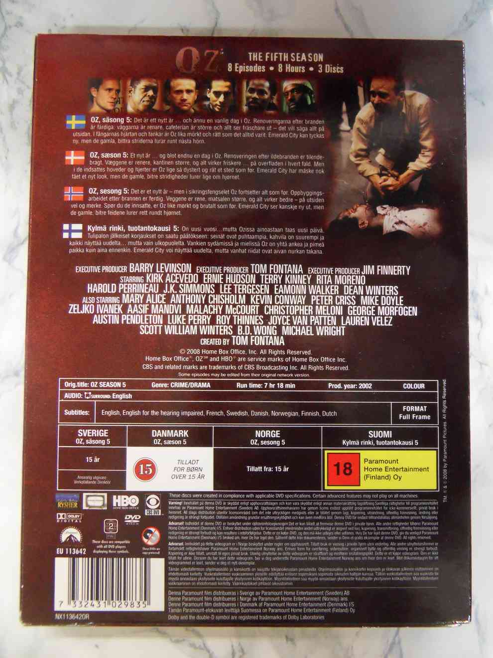 OZ, 5. tuotantokausi (DVD) - Image 2