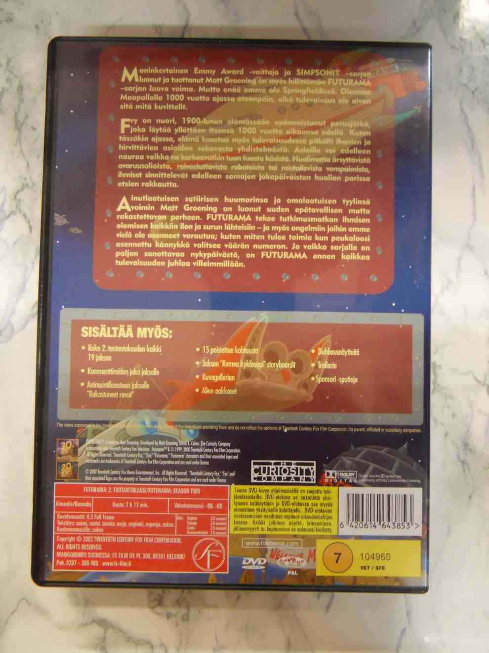 Futurama, 2. tuotantokausi (DVD) - Image 2