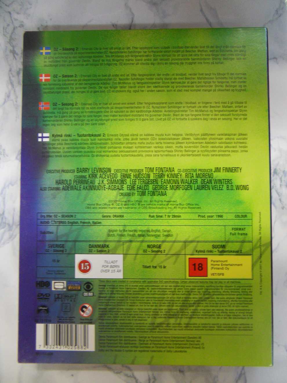 OZ, 2. tuotantokausi (DVD) - Image 2