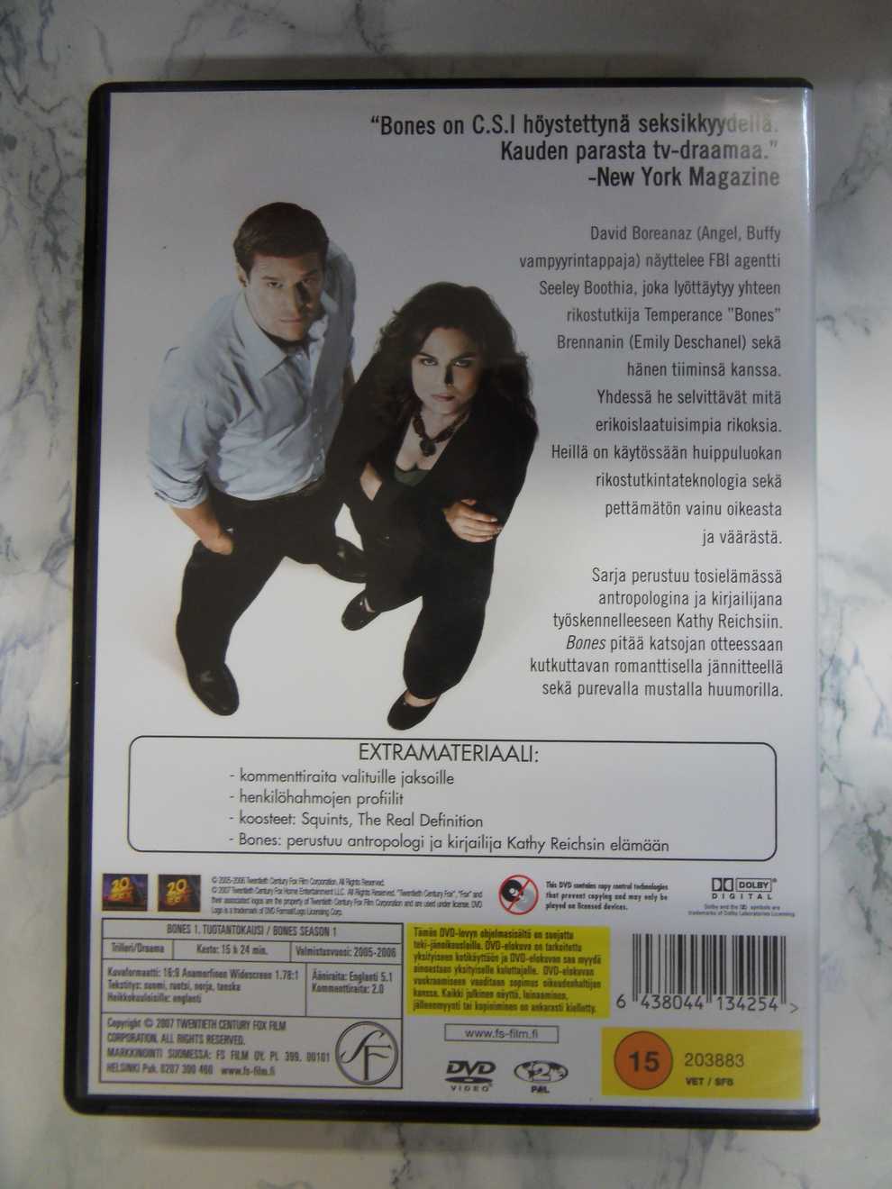 Bones, 1. tuotantokausi (DVD) - Image 2