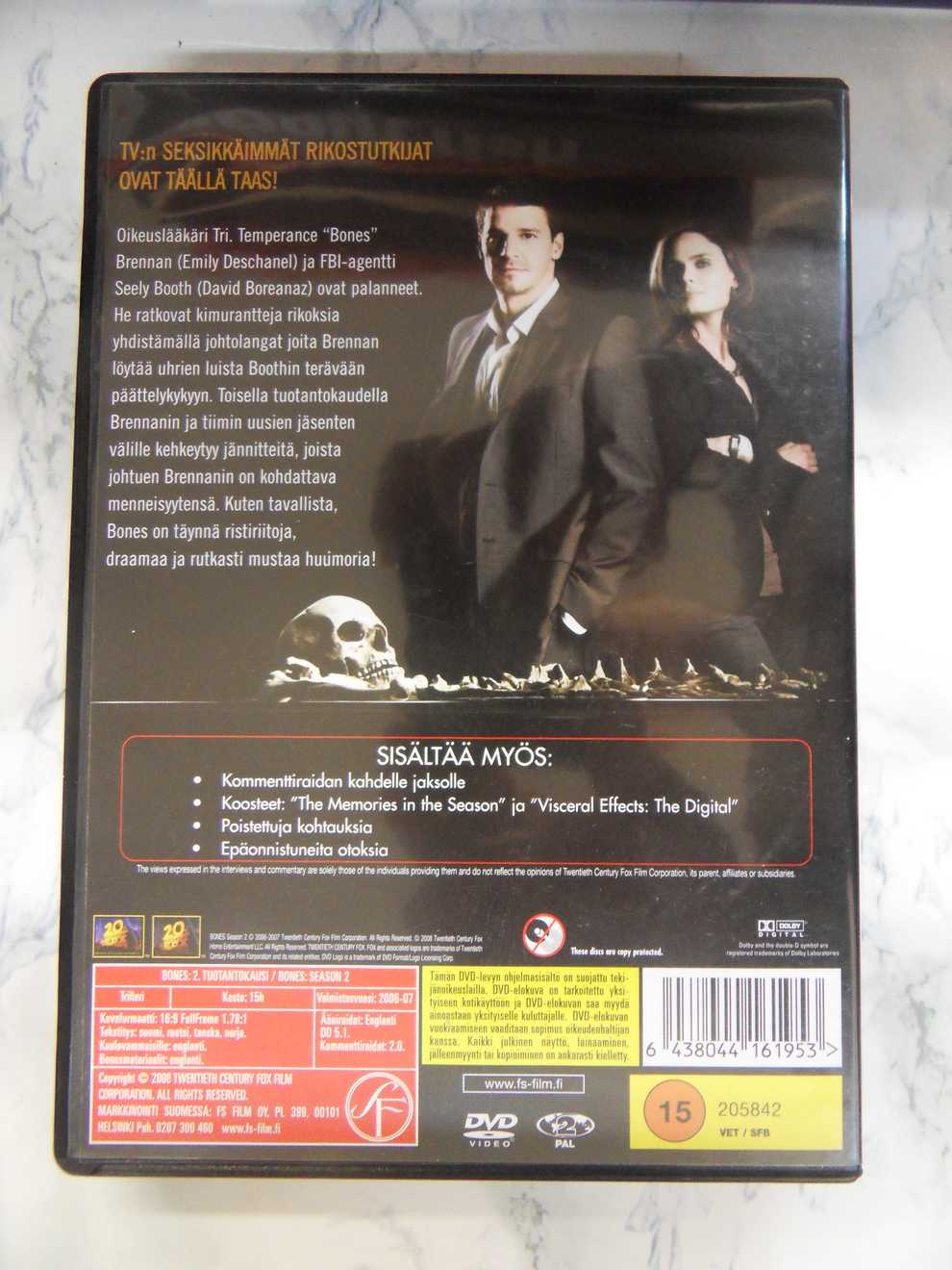 Bones, 2. tuotantokausi (DVD) - Image 2