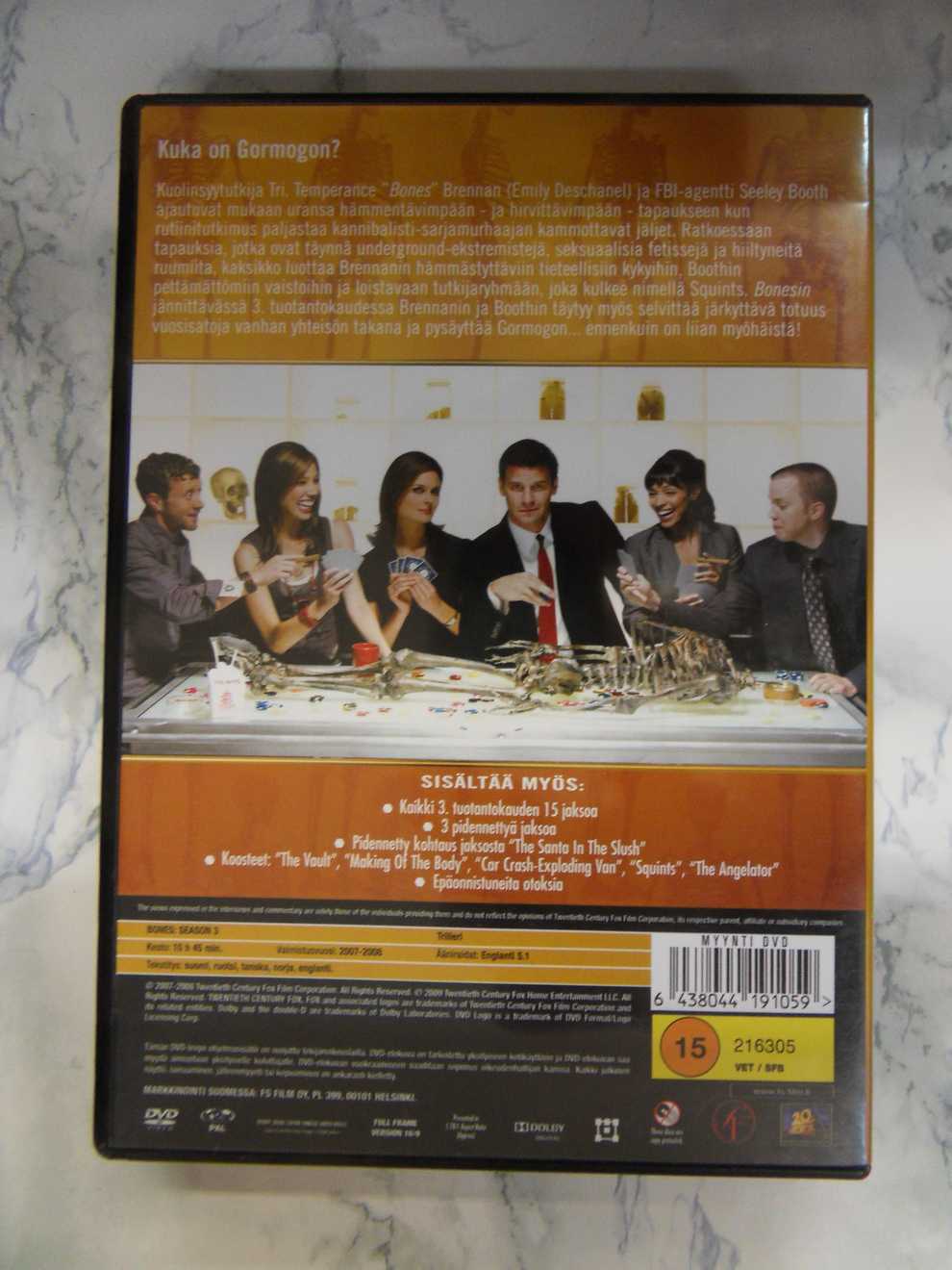 Bones, 3. tuotantokausi (DVD) - Image 2