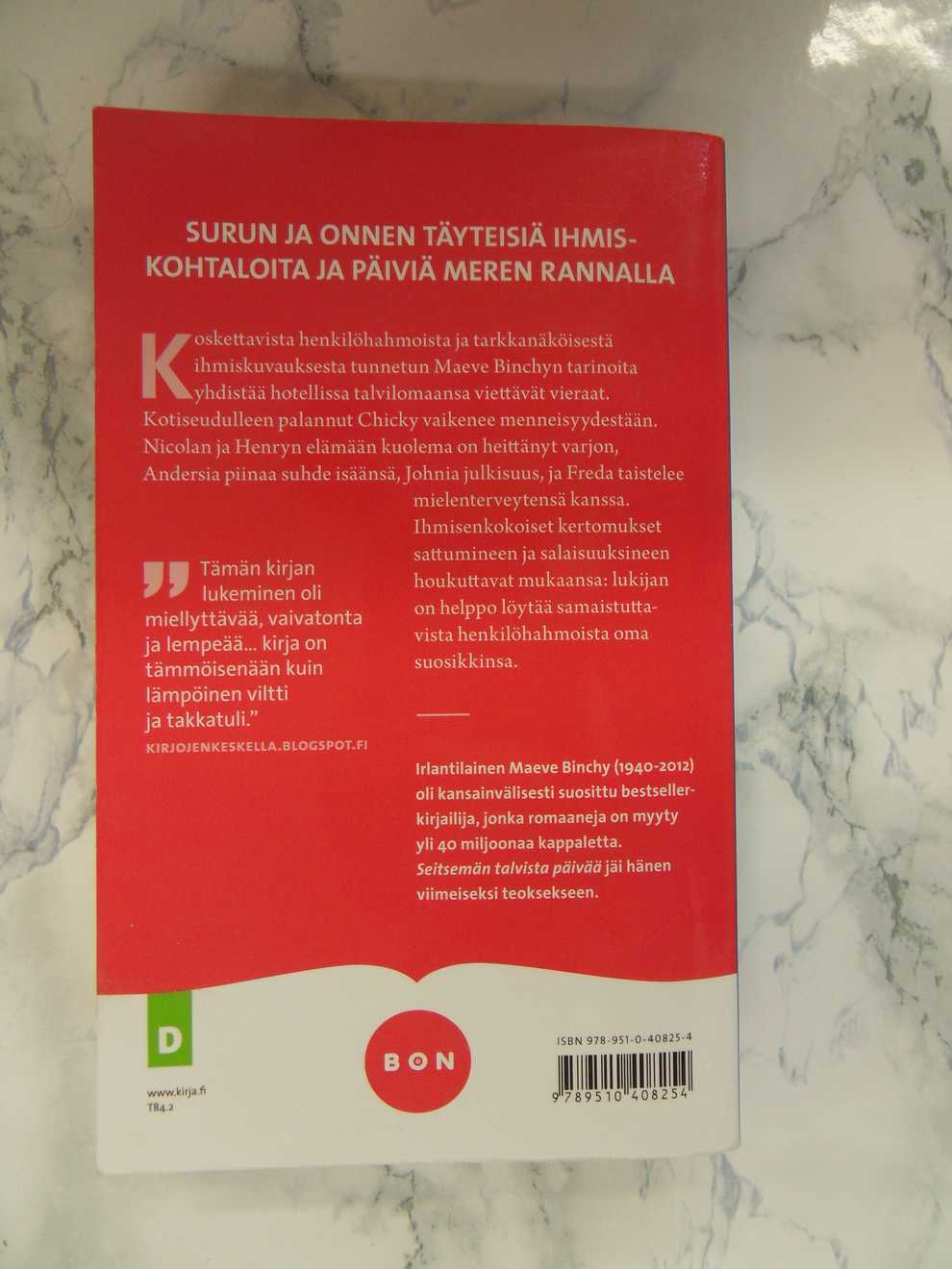 Seitsemän Talvista Päivää, Maeve Binchy - Image 2