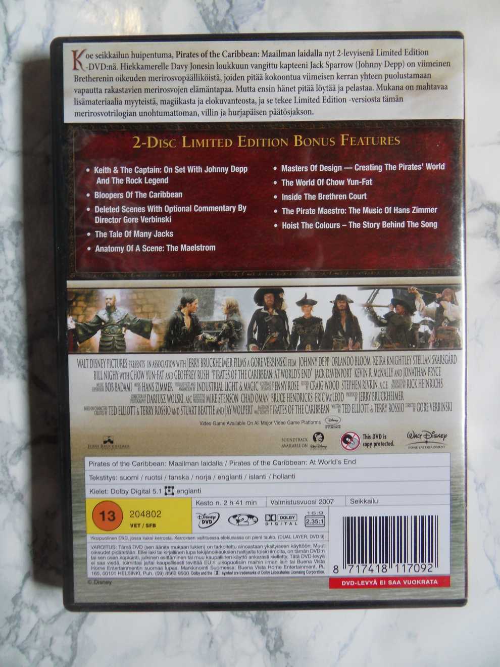 Pirates of the Caribbean - Maailman Laidalla (DVD) - Image 2