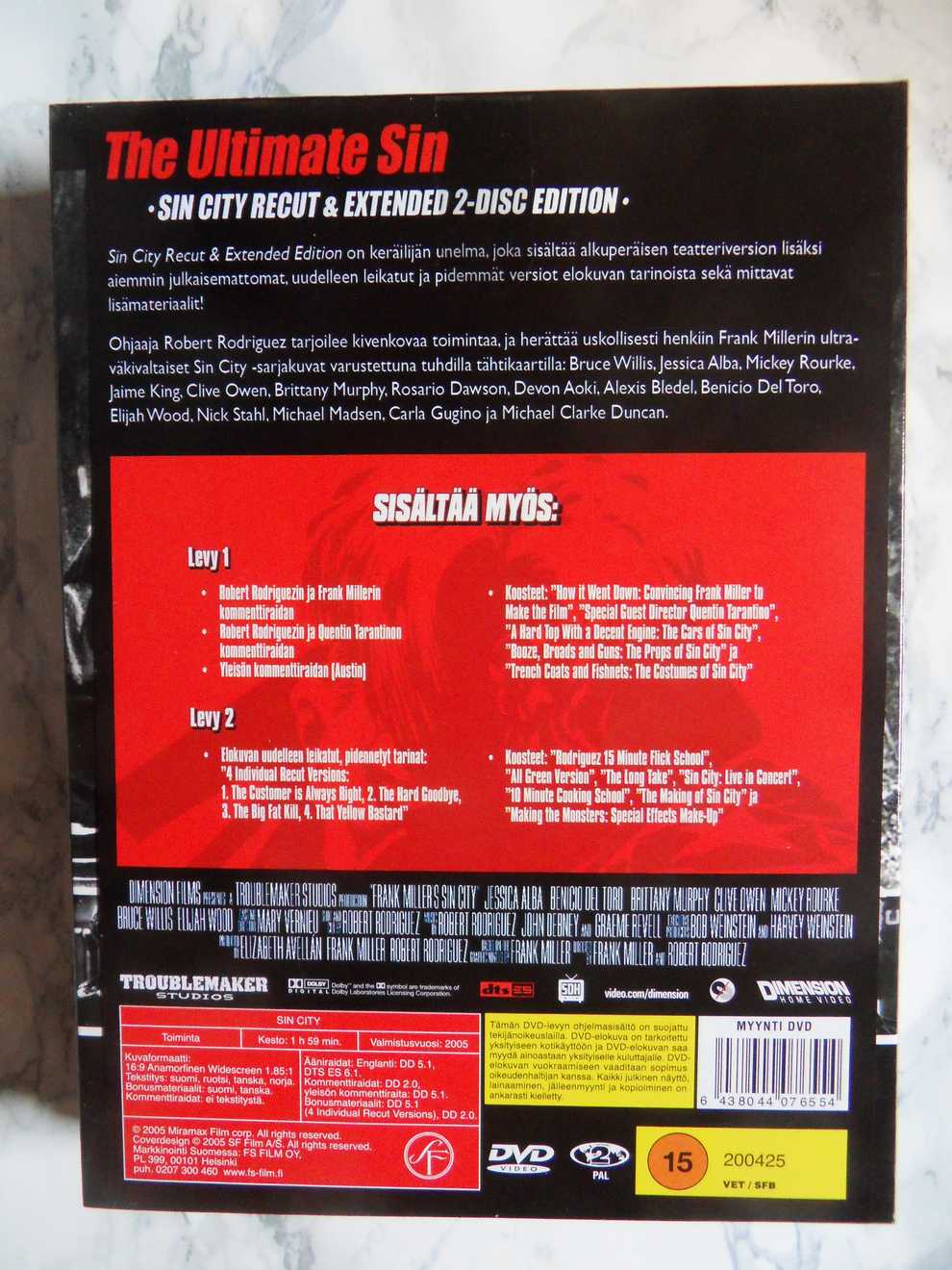 Sin City - Special 2 disc edition (DVD) - Image 2
