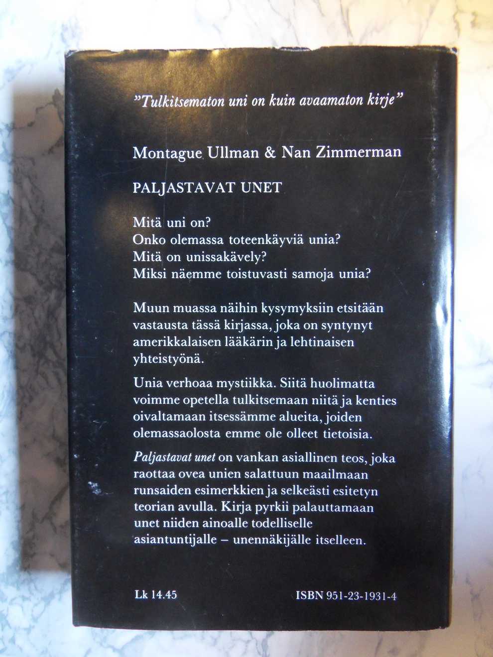 Paljastavat Unet, Montague Ullman - Nan Zimmerman - Image 2