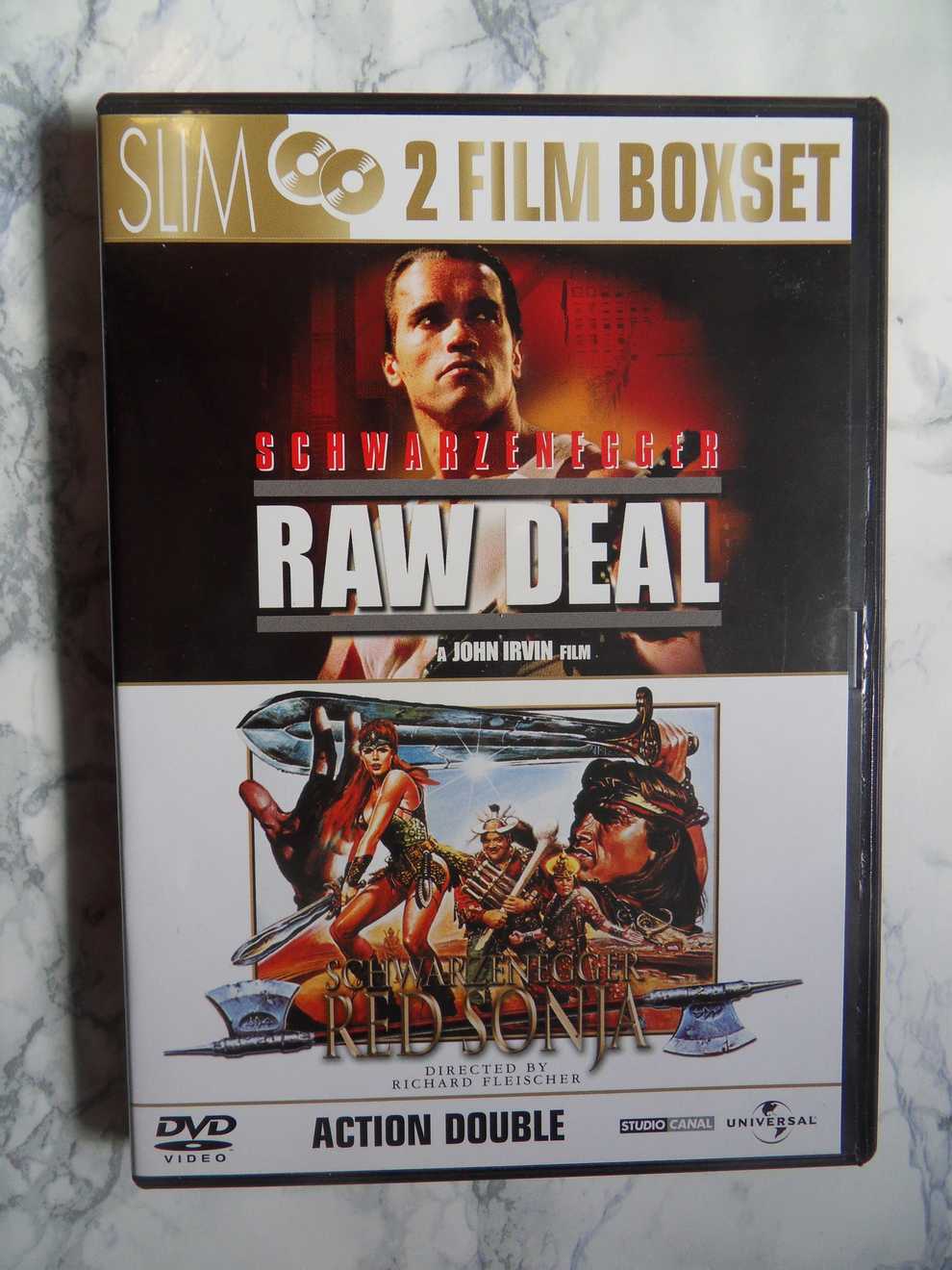 Raw Deal, Red Sonja - 2 elokuvaa (DVD)