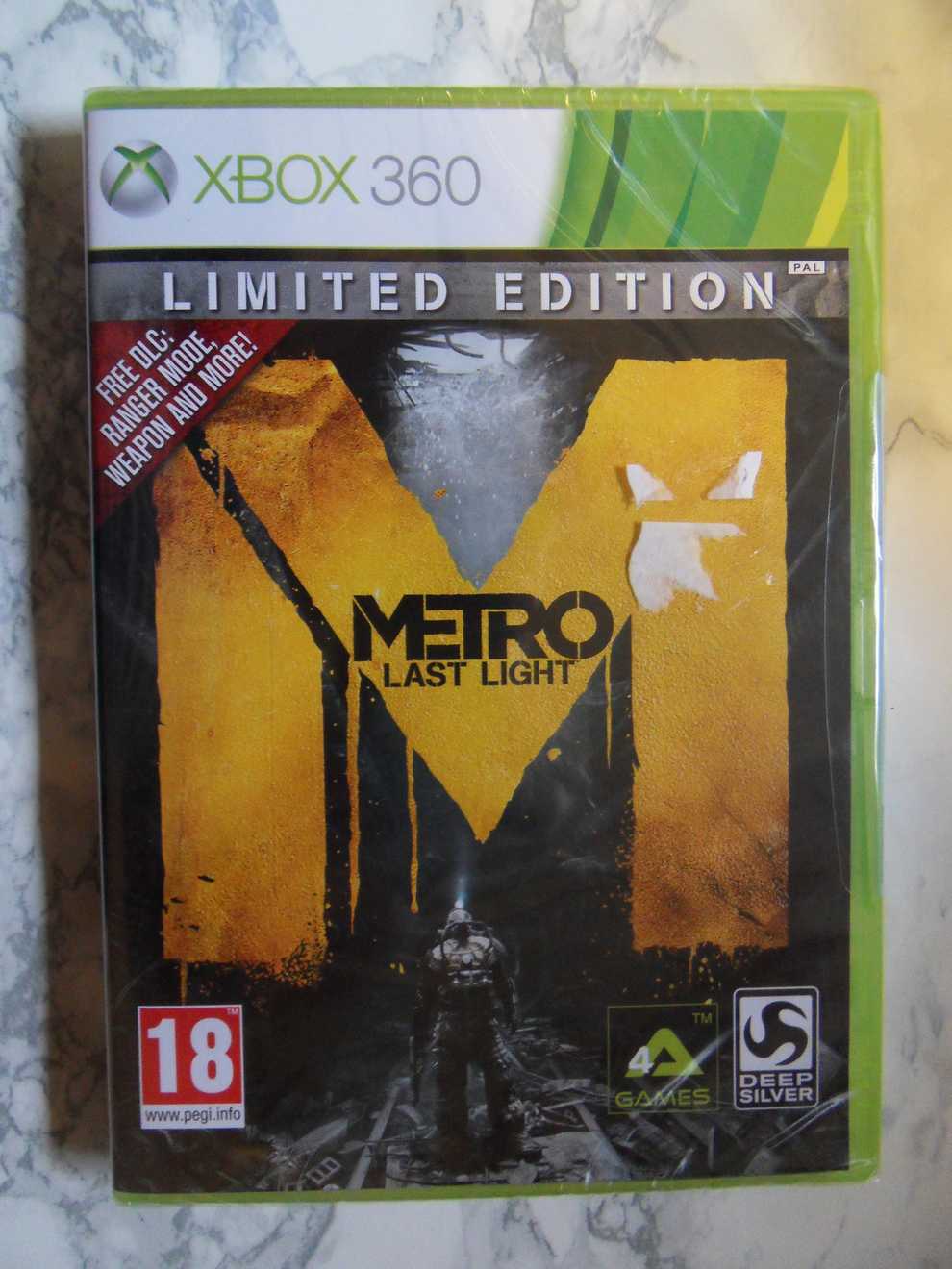 Metro - Last Light, Limited edition (XBOX 360, Uusi muoveissa)