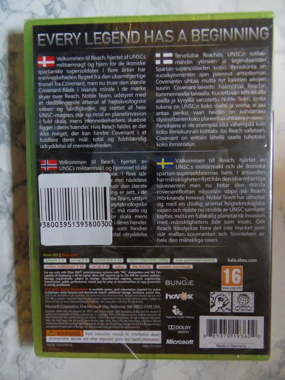 Halo-Reach (XBOX 360, Uusi muoveissa) - Image 2