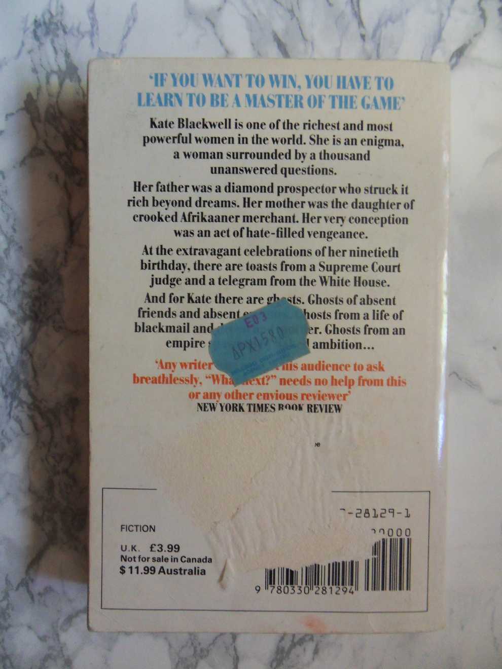 Master of the Game, Sidney Sheldon - Image 2