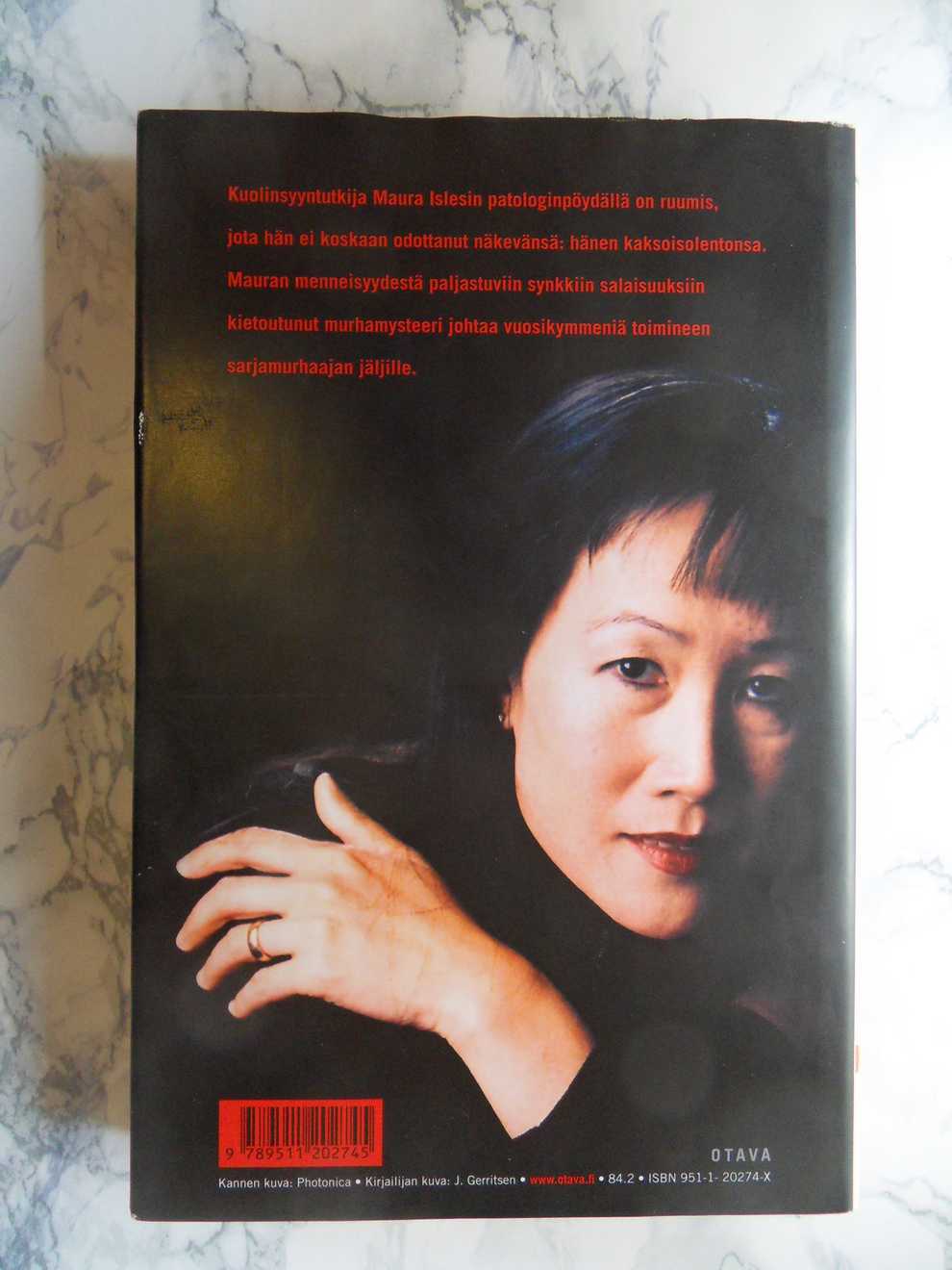 Kaksoisolento, Tess Gerritsen - Image 2