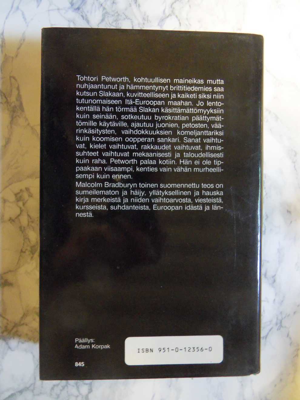 Vaihtokurssit, Malcolm Bradbury - Image 2