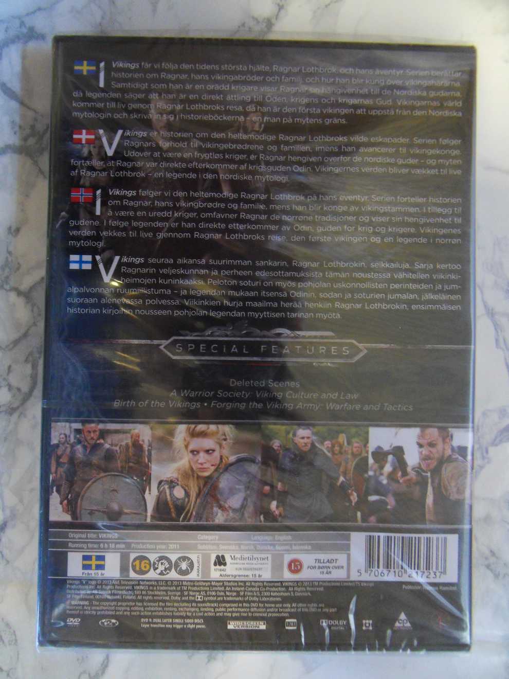 Vikings 1. tuotantokausi (DVD) (Uusi muoveissa) - Image 2