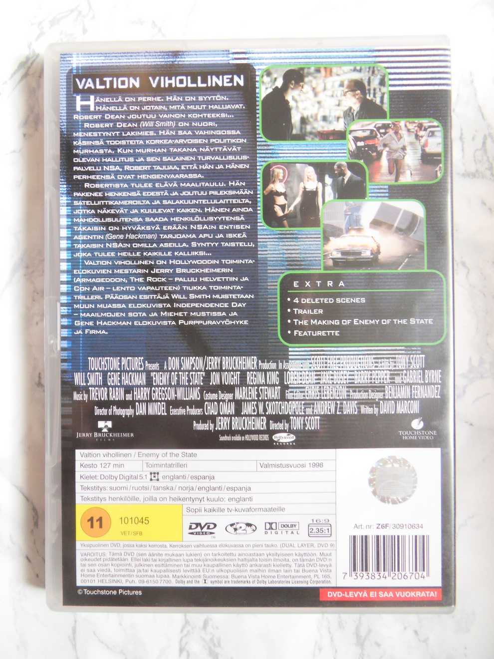 Valtion Vihollinen (DVD) - Image 2