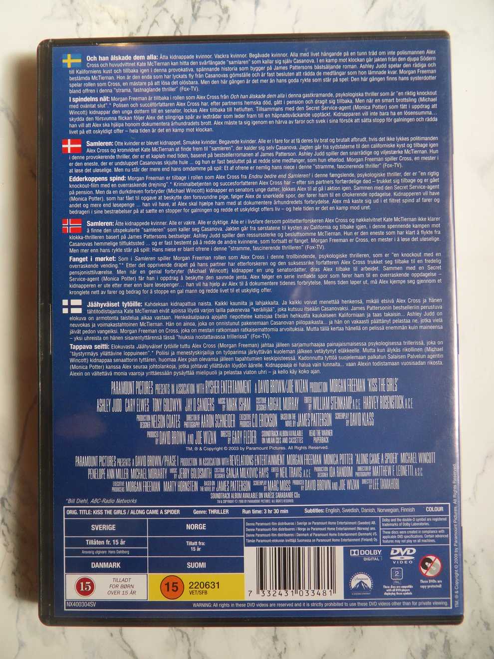 Kiss the girls, Along came a spider - 2 Movies (DVD) - Image 2