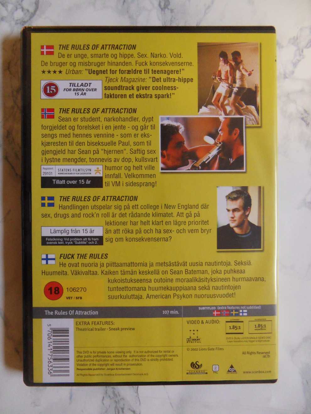The Rules Of Attraction (DVD) - Image 2