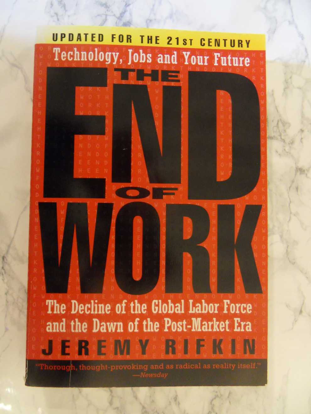 The End of Work, Jeremy Rifkin