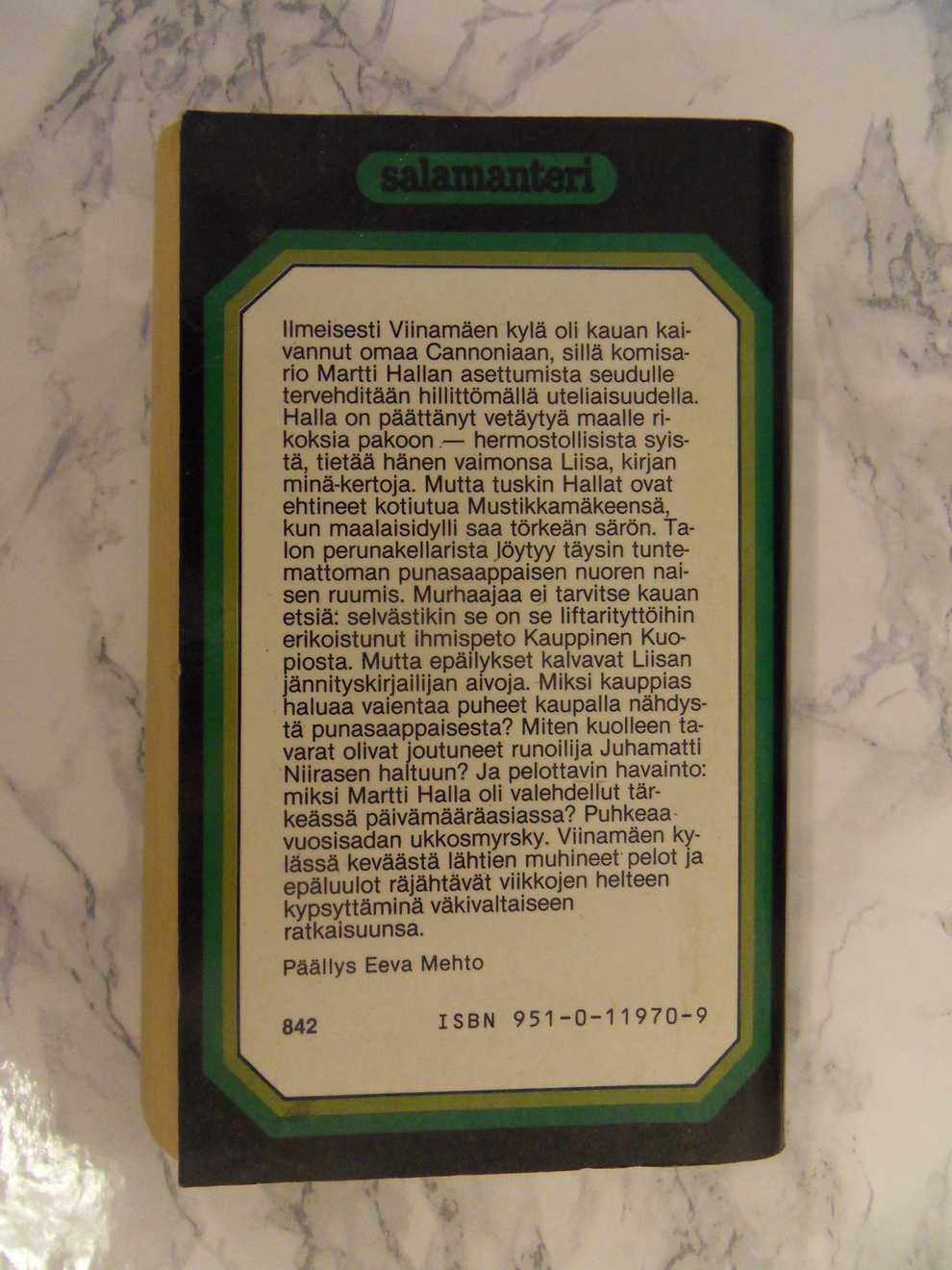 Kuolema savolaiseen tapaan, Eeva Tenhunen - Image 2