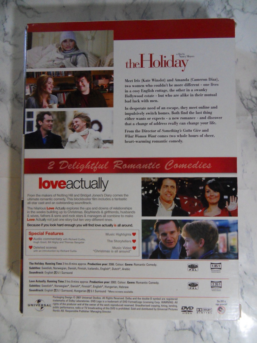 The Holiday & love actually (DVD) - Image 2