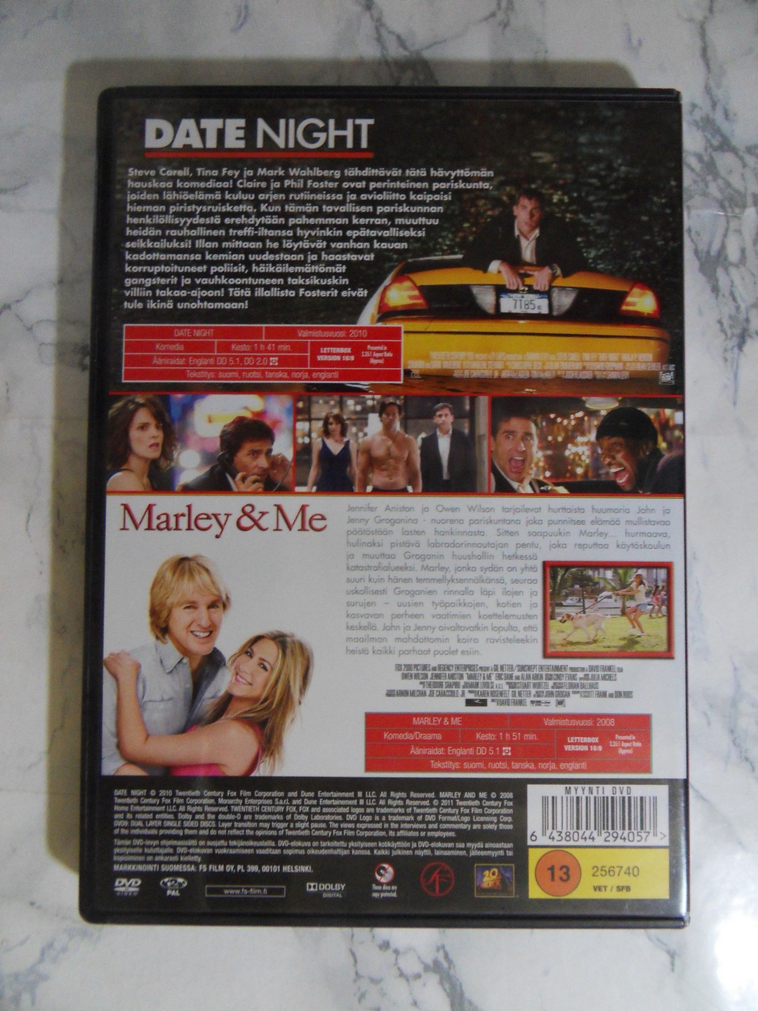 Date Night & Marley & Me (DVD) - Image 2