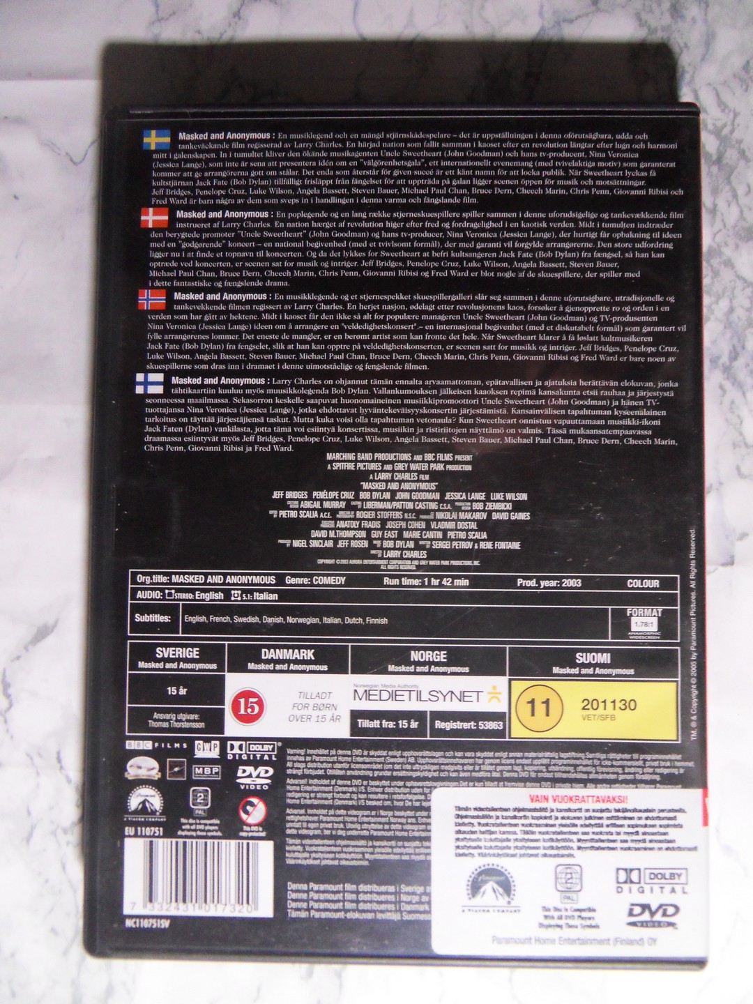 Masked and anonymous (DVD) - Image 2